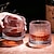cheap Drinkware-Bar Rotating Whiskey White Wine Gyro Cup Household Beer Red Wine Glass Shaker Tumbler Cup Whiskey Ice Cube Ice Maker