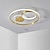 Χαμηλού Κόστους φωτιστικά σποτ-Φωτιστικό οροφής led με ροοστάτη σχεδίαση cricle 40cm χάλκινα φώτα οροφής για κρεβατοκάμαρα σαλονιού 110-240v