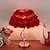 Недорогие Настольные лампы-романтическая роза светодиодная настольная лампа европейский стиль свадьба для девочки спальня прикроватный ночник украшение подарок праздничное освещение