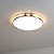 זול אורות תקרה-תקרה לד אור פליז ניתן לעמעום 30/40/50 ס&quot;מ עיצוב עיגול צורות גיאומטריות אורות תקרה נחושת חם לבן קר לבן 110-240v