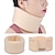 abordables Aparatos ortopédicos-1 pieza de soporte para el cuello, soporte suave para el cuello, collarín cervical, protector de cuello, cuello de esponja ajustable, relajante para el hombro, cuello, alivia el dolor, la presión de
