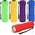 cheap Flashlights &amp; Camping Lights-5 Pack Mini Flashlight Set Outdoor 9LEDs Super Bright 100 Lumen for Kids High CRI for School Night Reading Supplies Party Favors Christmas Gifts