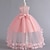 levne Párty šaty-Batole Dívčí Šaty na párty Pevná barva Bez rukávů Výkon Svatební Síťka Zip Roztomilý Princeznovské Bavlna Polyester Asymetrické Šaty na párty Léto Jaro Podzim 7-13 let Bílá Šampaňská Světlá růžová