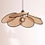 abordables Luces colgantes-Lámpara de araña tejida de ratán, accesorio de luz retro, sala de estar, comedor, balcón, entrada, boho, lámpara de decoración del hogar