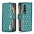 abordables Coques Samsung-téléphone Coque Pour Samsung Galaxy Z Fold 5 Z Fold 4 Z Fold 3 Coque Intégrale Portefeuille Clapet fermeture Éclair Avec porte-cartes Couleur Pleine Formes Géométriques PC faux cuir