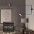voordelige Wandverlichting voor binnen-eenvoudige stijl schommel wandlamp met koepel lampenkap 1-2 licht zwarte wandlamp geschikt voor gang entree slaapkamer eetkamer e26/e27 lamp