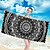 cheap Home Wear-Microfiber Tropical Flower Series Beach Digital Printing Beach Towel Round With Tassels