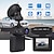 preiswerte Autofestplattenrekorder-Auto-DVR-Dashcam 2,4-Zoll-tragbarer FHD-1080p-Videorecorder 24-Stunden-Parkplatz 360-Grad-Rotationsmonitor Autokamera-Registrator-Camcorder