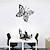 olcso fém fali dekoráció-1db fém fali művészet, pillangó, fém fali művészet nappali kerti hálószoba irodai otthon falának dekorációja