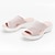 cheap Women&#039;s Sandals-Women&#039;s Mules Plus Size Outdoor Slippers Daily Indoor Platform Open Toe Casual Minimalism Elastic Fabric Loafer Solid Color Black Pink Blue
