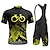 cheap Men&#039;s Clothing Sets-21Grams Men&#039;s Cycling Jersey with Bib Shorts Short Sleeve Mountain Bike MTB Road Bike Cycling Light Yellow Yellow Wine Graphic Bike Clothing Suit 3D Pad Breathable Moisture Wicking Quick Dry Back