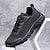 Χαμηλού Κόστους Ανδρικά Παπούτσια-Ανδρικά Αθλητικά Παπούτσια Αθλητική εμφάνιση Καθημερινό Αθλητικό Περπάτημα Ελαστικό ύφασμα Αναπνέει Μαύρο / Κόκκινο Μαύρο Γκρίζο Καλοκαίρι