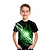 billige drenges 3d t-shirts-Børn Drenge T-shirt T-shirt Grafisk Kortærmet Crewneck Børne Top udendørs 3D-udskrivning Sport Mode Daglig Sommer Rød 3-12 år