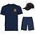 cheap Everyday Cosplay Anime Hoodies &amp; T-Shirts-Three Piece Printed T-Shirt Shorts Baseball Caps Co-ord Sets Wednesday Addams Nevermore Academy Graphic Outfits &amp; Matching For Men&#039;s Adults&#039; Casual Daily Running Gym Sports
