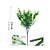 voordelige Kunstplanten-1 st 7 vork eucalyptus kleine rozen plastic eucalyptus bladeren gesimuleerd watergras