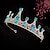 olcso Viselhető kiegészítők-gyermekkorona fejfedő virág gyermek kristály kézzel készített hajdísz lány koronahercegnő születésnapi zenekar színpadi előadás fotózás
