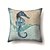 cheap Decorative Pillows-Sea Marine Double Side Pillow Cover 4PC Soft Decorative Square Cushion Case Pillowcase for Bedroom Livingroom Sofa Couch Chair Machine Washable