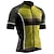 cheap Men&#039;s Jerseys-21Grams Men&#039;s Cycling Jersey Short Sleeve Bike Top with 3 Rear Pockets Mountain Bike MTB Road Bike Cycling Breathable Moisture Wicking Quick Dry Reflective Strips Yellow Red Blue Color Block Polyester