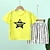 cheap Sets-2 Pieces Kids Boys T-shirt &amp; Shorts Outfit Animal Cartoon Short Sleeve Crewneck Cotton Set Casual Fashion Daily Summer Spring 3-7 Years