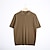 billige Klassisk poloskjorte for menn-Herre Skjorte POLO T-skjorte utendørs Virksomhet Polokrage Klassisk Kortermet Gatemote Stilfull عادي Moderne Stil Sommer Slank Fasong Dyp Grønn Matt Svart Brun Skjorte
