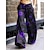 זול תחתונים של אנימה-מכנסיים מכנסיים פאלאצו מכנסי רגליים רחבות דפוס 3D סגנון רחוב פאנק וגותי עבור בגדי ריקוד נשים מבוגרים הדפסת תלת מימד