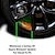 baratos Decoração e proteção de carroçaria automóvel-6 pçs adesivos de vinil de aro de roda de carro universal refletivo marca de hash listra cubo de roda de corrida decalques decoração de roda