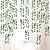 お買い得  人工観葉植物-12個パック 人工アイビー リース フェイク サツマイモ 葉 つる 吊り下げ植物 グリーン背景 ウェディングデコレーション ホーム 寝室 壁装飾 ジャングルがテーマのパーティーデコレーション