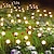 voordelige Pathway Lights &amp; Lanterns-solar tuin licht waterdichte firefly lichten outdoor starburst zwaaiende lichten 2 modi 6/8/10 koppen voor tuin patio pathway decoratie