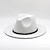 זול כובע מסיבות-כובעים צמר / אקרילי כובע פאדורה רשמי חתונה קוקטייל רויאל אסטקוט פשוט קלסי עם שרשרת צבע טהור כיסוי ראש כיסוי ראש