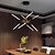 halpa Ryhmittymämäinen muotoilu-led-riippuvalaisin 80cm 8/12-pään himmennettävä metalliakryyli sputnik design ruokasalin makuuhuoneen riippuvalaisimet 110-240v vain himmennettävissä kaukosäätimellä