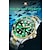 preiswerte Quarz-Uhren-OLEVS Quarzuhren für Herren Analog Quarz Übergröße Geschäftlich Luxus Wasserfest Kalender Nachts leuchtend Legierung Edelstahl