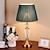 preiswerte Nachttischlampe-Nachttischlampen Multi-Shade / Umgebungslampen Kristall / nordischer Stil für Wohnzimmer / Schlafzimmer Metall grün