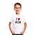 billiga pojkes 3d t-shirts-Barn Pojkar T-shirt Tee Hjärta Bokstav Kortärmad Bomull Barn Top Ledigt Mode Dagligen Sommar Ljusvit 3-12 år