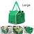 Χαμηλού Κόστους Τσάντες Αποθήκευσης-παχύρρευστο πράσινο καλάθι σούπερ μάρκετ τσάντα αποθήκευσης υφασμάτινη τσάντα μη υφασμένη τσάντα τηλεοπτικής τσάντας λαβής προϊόντος