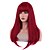 cheap Synthetic Trendy Wigs-Synthetic Wig Straight With Bangs Machine Made Wig Long Wine Red Synthetic Hair Women&#039;s Soft Classic Easy to Carry Burgundy