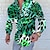 cheap Men&#039;s Floral Shirts-Men&#039;s Shirt Summer Hawaiian Shirt Floral Graphic Prints Turndown Black White+Black White Crystal / Orange Black / Green Outdoor Street Long Sleeve Print Button-Down Clothing Apparel Tropical Fashion