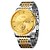 cheap Quartz Watches-SKMEI Wrist Watches for Man Luxury Stainless Steel Strap Quartz Watch with Date Week Waterproof Sports Clock