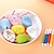olcso festészeti, rajzi és művészeti kellékek-1 csomag, kreatív, kézzel készített, barkácsolt húsvéti tojás gyerekeknek, kézzel készített rajzfilm festett, kézzel festett tojáshéjas játékok kisgyermekektől, húsvéti ajándékok a gyerekeknek