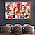 tanie Obrazy abstrakcyjne-mintura handmade color block obrazy olejne na płótnie dekoracje ścienne nowoczesny abstrakcyjny obraz do wystroju domu walcowane bezramowe nierozciągnięte malowanie