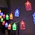 Χαμηλού Κόστους LED Φωτολωρίδες-Ραμαζάνι διακοσμητικά φώτα led φεστιβάλ 3m 20leds 6m 40leds φώτα χορδών σε σχήμα παλατιού eid mubarak Ramadan λειτουργία μπαταρίας eid διακόσμηση αστέρι φεγγαριού φώτα