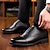 cheap Men&#039;s Oxfords-Men&#039;s Shoes Oxfords Derby Shoes Leather Shoes Dress Shoes Tuxedos Shoes Walking Business Chinoiserie British Office &amp; Career Party &amp; Evening Leather Warm Lace-up Black Spring Fall