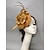 billiga Hattar och fascinators-fascinators kentucky derby hatt huvudbonad huvudbonad fjädrar nätslöja hatt höst bröllop damer dag cocktail royal astcot med keps blommig huvudbonad huvudbonad