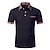 abordables polo classique-Homme Chemise de tennis Tee Shirt Golf Entreprise Casual Col Col polo Manche Courte simple basique Couleur unie Tartan Patchwork Bouton Eté Standard Noir Blanche Rouge bleu marine Bleu Vert Chemise