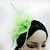 cheap Fascinators-Women&#039;s Fascinators For Party Wedding Special Occasion Feather Fabric Red Pink Green