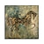 お買い得  動物画-油絵 手作り絵画 手描き 壁アート 抽象馬 キャンバス絵画 家の装飾 装飾 フレームなし 絵画のみ