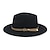 cheap Party Hats-Hats Wool Acrylic Fedora Hat Formal Wedding Cocktail Royal Astcot Simple Classic With Metallic Buckle Pure Color Headpiece Headwear