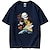 billige Cosplay-anime t-shirts og hættetrøjer til hverdagsbrug-One Piece Trafalgar lov T-shirt Grafisk Til Par Herre Dame Voksne Varmstempling