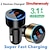 cheap Car Charger-2 Port LCD Display Cigarette Lighter Socket Car Charger Adapter High Quality Dual USB Car Charger 12-24V 3.1A