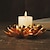 voordelige Kaarsen &amp; Kaarsenstandaards-1 st europese lotus kandelaar woondecoratie decoratieve ornamenten creatieve hars ambachten