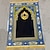 baratos acessórios para cabine de fotos-tapete de oração muçulmano do festival do ramadã tapete de oração dobrável de veludo diamante à prova de poeira tapete lavável sem cuidados muçulmano